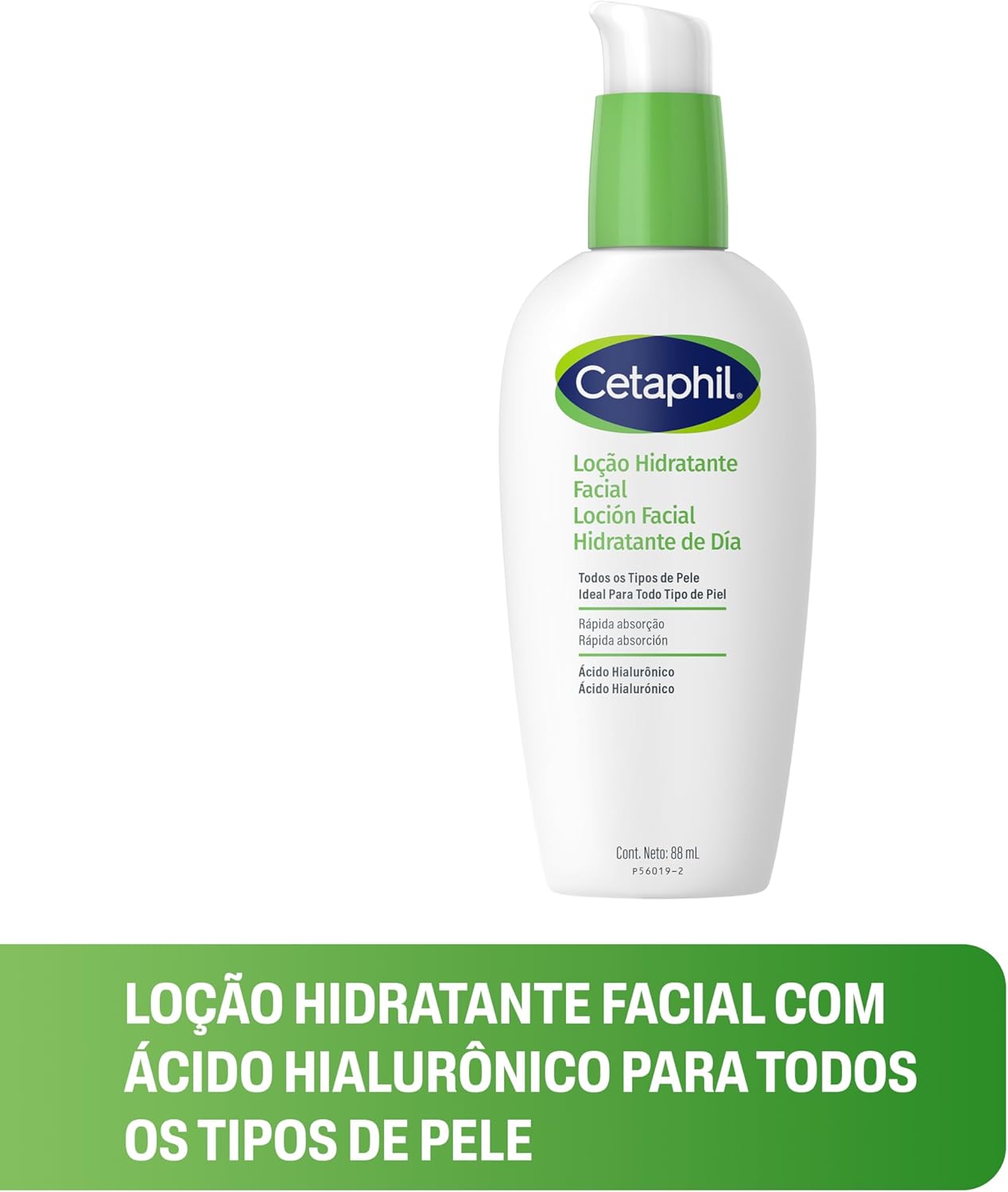 Loco Hidratante Facial com Ácido Hialurônico Cetaphil 88ml