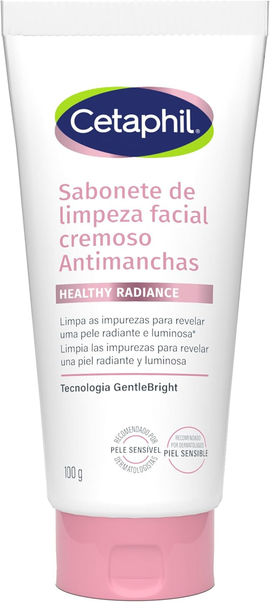 Cetaphil Healthy Radiance Sabonete de Limpeza Facial Cremoso Antimanchas 100g