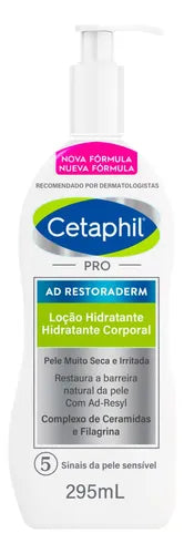 Loção Hidratante Corpo E Rosto Pro Ad Restoraderm 295ml Cetaphil